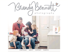 Tablet Screenshot of brandybennett.com